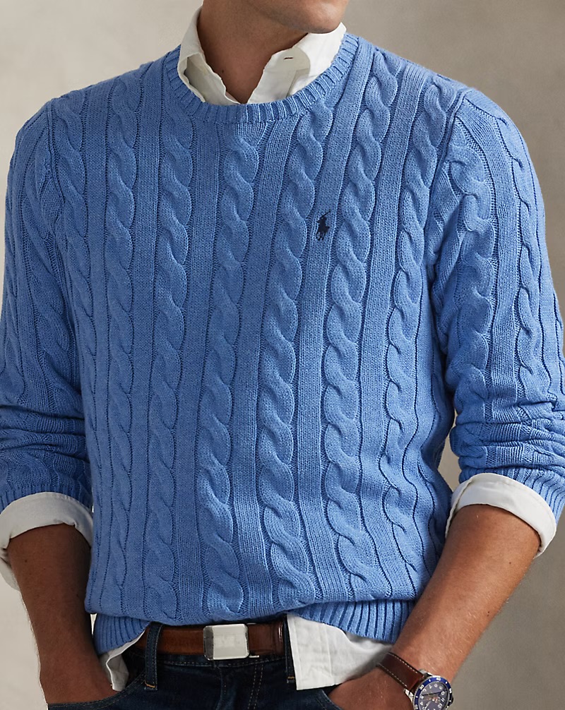 Cable-Knit Cotton Jumper 4