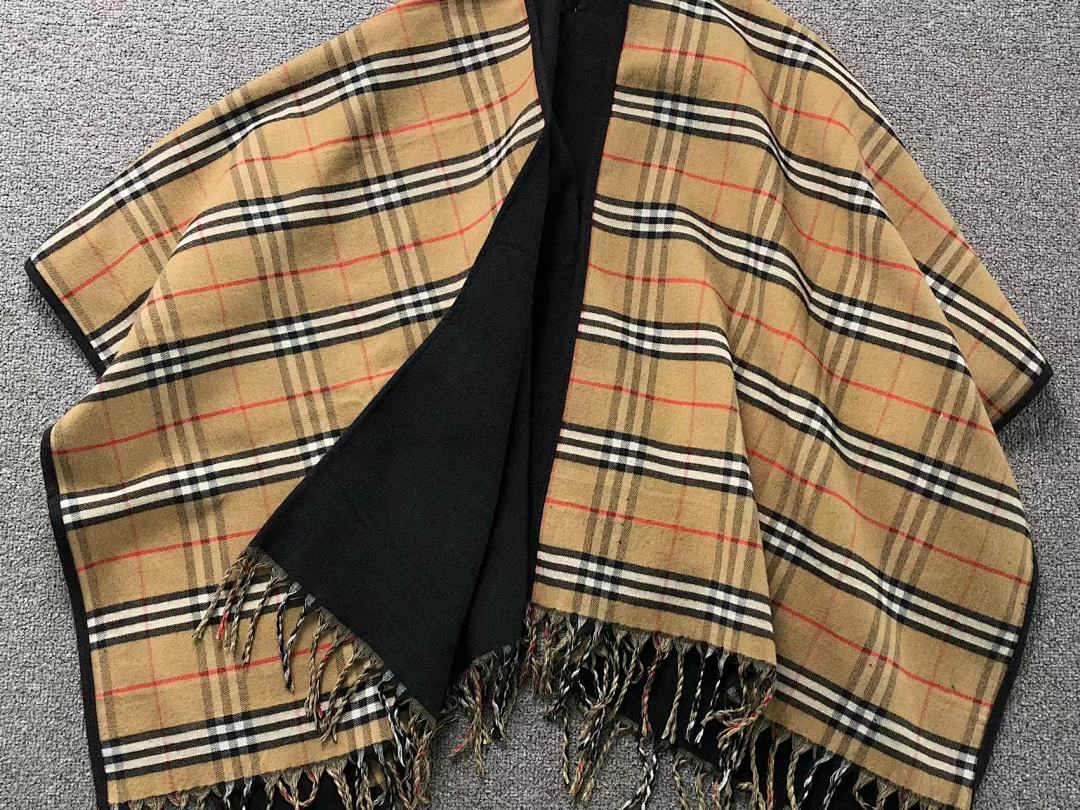 Capa xadrez contrastante (Xale) 4