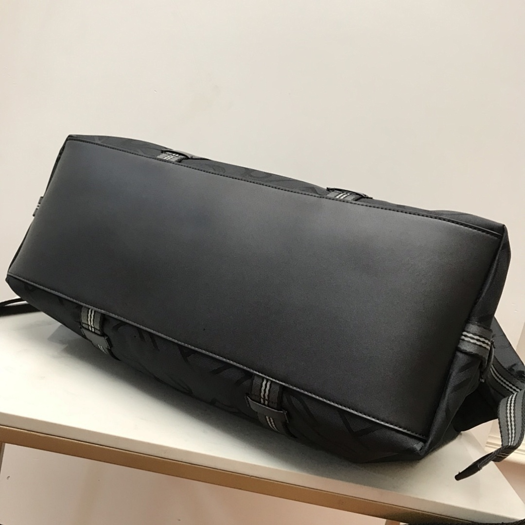 Burberry Monogram Recycled Polyester Jacquard Holdall 6