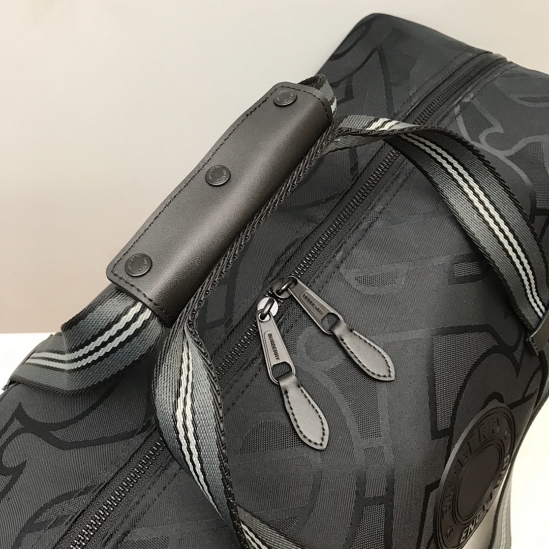 Burberry Monogram Recycled Polyester Jacquard Holdall 7