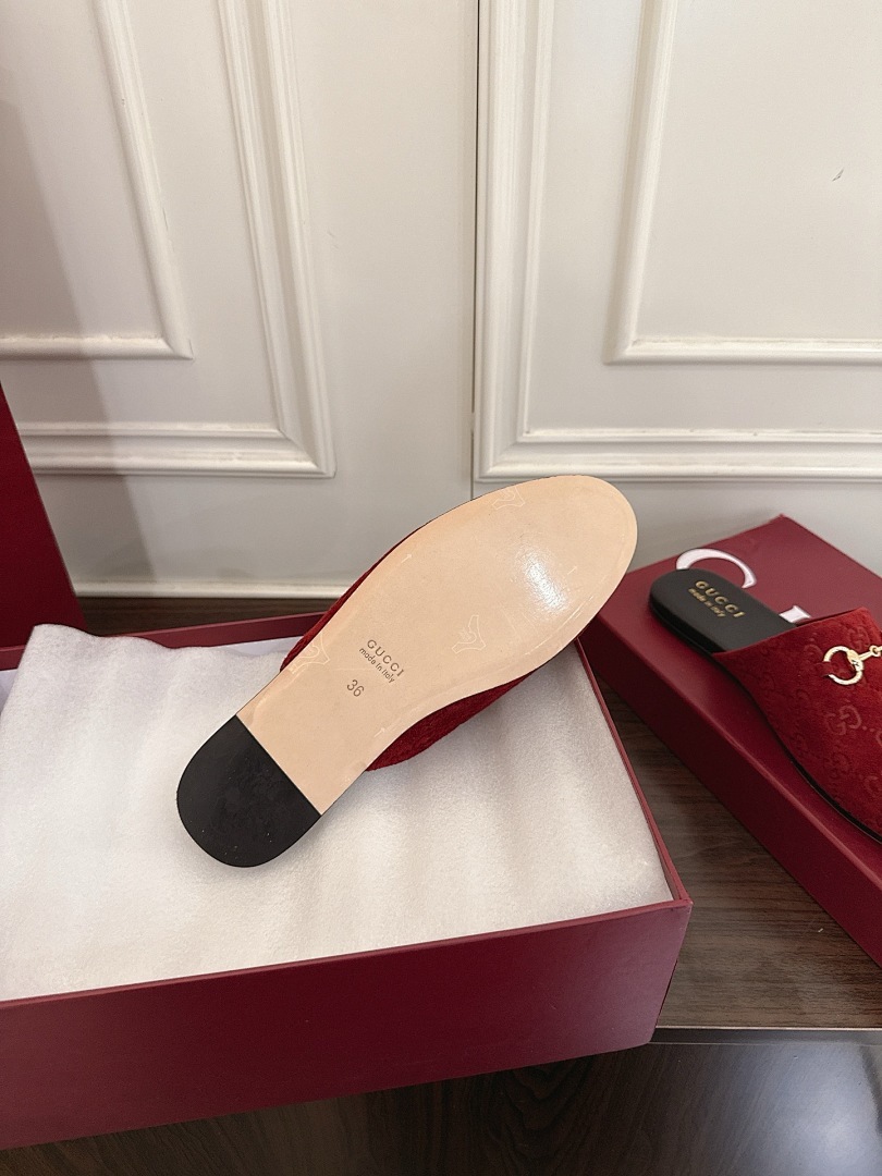 Women's GG crystal mule with Horsebit 3