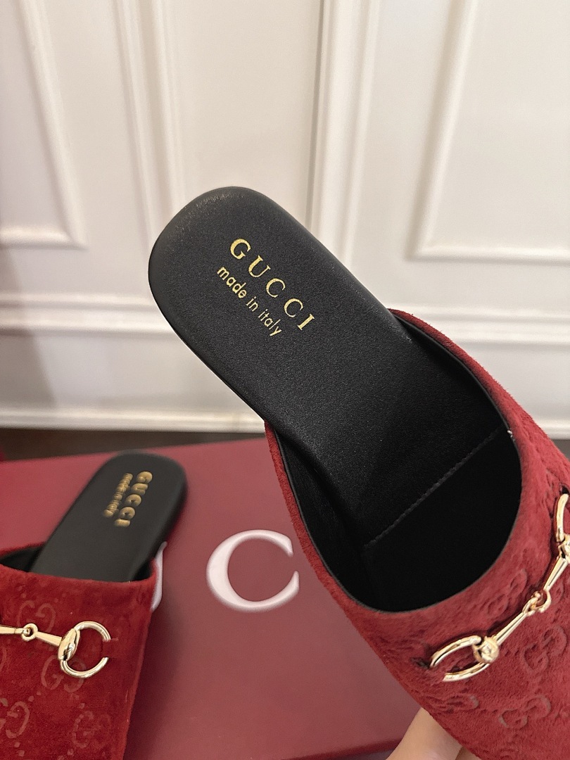 Women's GG crystal mule with Horsebit 5