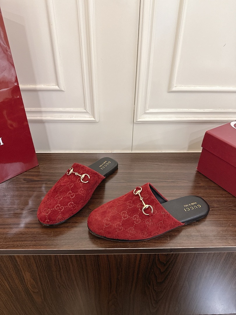 Women's GG crystal mule with Horsebit 6