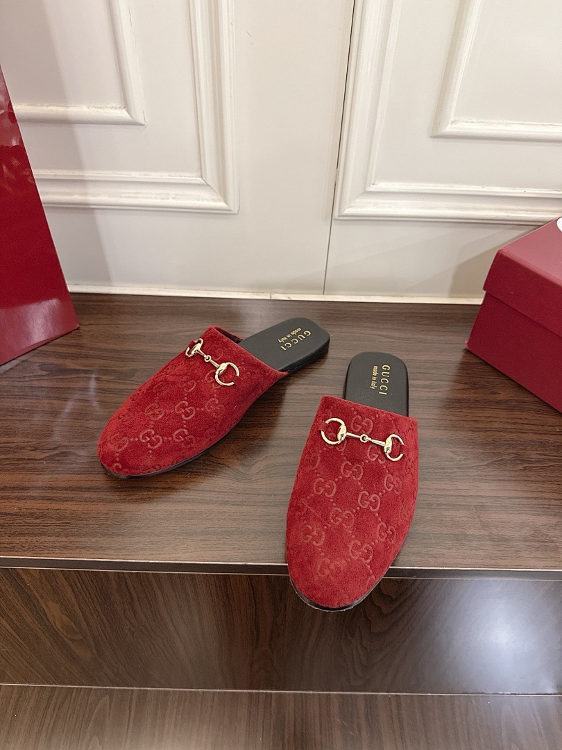 Women's GG crystal mule with Horsebit 7