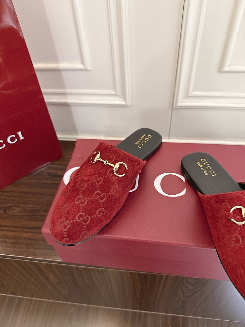 Women's GG crystal mule with Horsebit 8