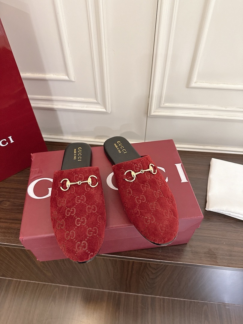 Women's GG crystal mule with Horsebit 11